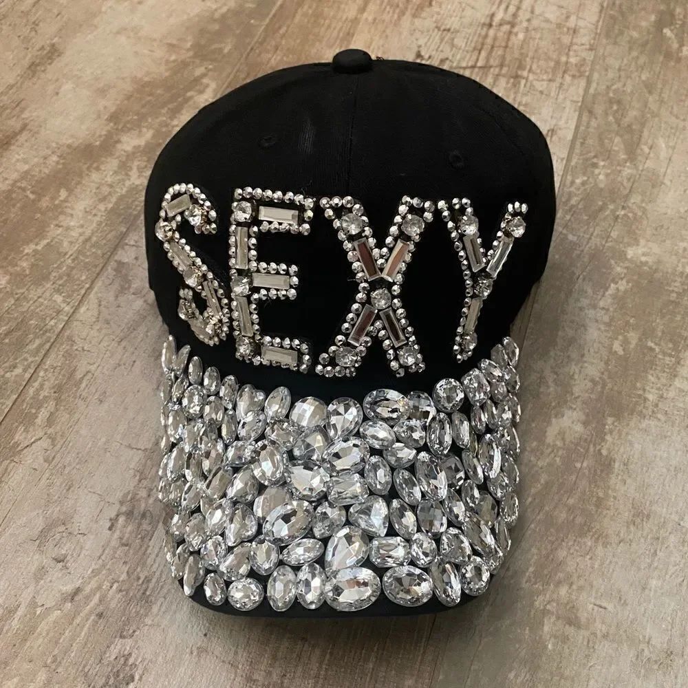 Sexy Rhinestone Cap   